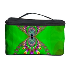 Green And Purple Fractal Cosmetic Storage Case