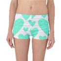 Green Heart Pattern Boyleg Bikini Bottoms View1