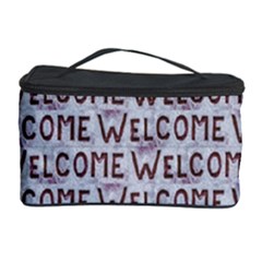 Welcome Letters Pattern Cosmetic Storage Case