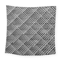 Grid Wire Mesh Stainless Rods Rods Raster Square Tapestry (large)