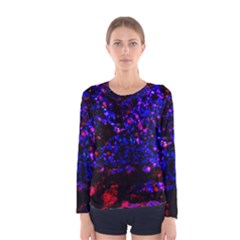 Grunge Abstract Women s Long Sleeve Tee