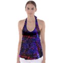 Grunge Abstract Babydoll Tankini Top View1