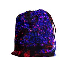 Grunge Abstract Drawstring Pouches (extra Large)