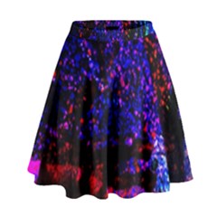 Grunge Abstract High Waist Skirt