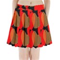 Heart Pattern Pleated Mini Skirt View1