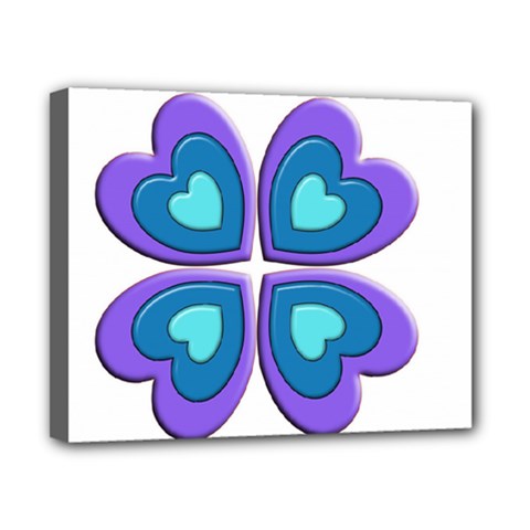 Light Blue Heart Images Canvas 10  X 8  by Amaryn4rt