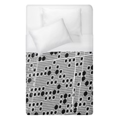 Metal Background Round Holes Duvet Cover (single Size)