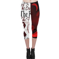 Sickle Cell Is Me Capri Leggings 