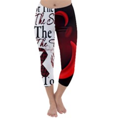 Sickle Cell Is Me Capri Winter Leggings  by shawnstestimony