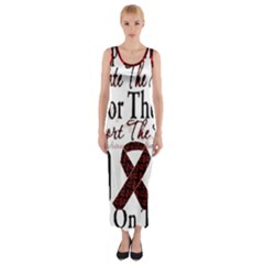 Sickle Cell Is Me Fitted Maxi Dress