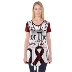 Sickle Cell Is Me Short Sleeve Tunic 