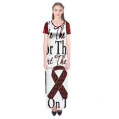 Sickle Cell Is Me Short Sleeve Maxi Dress by shawnstestimony