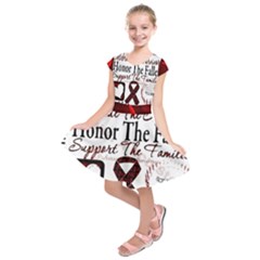 Sickle Cell Is Me Kids  Short Sleeve Dress