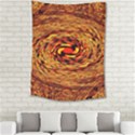 Orange Seamless Psychedelic Pattern Medium Tapestry View2