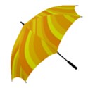 Orange Yellow Background Golf Umbrellas View2