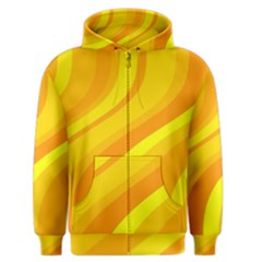 Orange Yellow Background Men s Zipper Hoodie