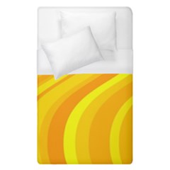 Orange Yellow Background Duvet Cover (single Size)