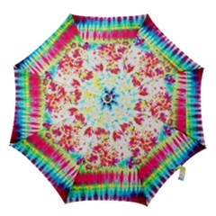 Pattern Decorated Schoolbus Tie Dye Hook Handle Umbrellas (medium)