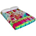 Pattern Decorated Schoolbus Tie Dye Fitted Sheet (Queen Size) View2