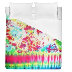 Pattern Decorated Schoolbus Tie Dye Duvet Cover (queen Size)