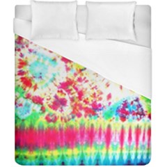 Pattern Decorated Schoolbus Tie Dye Duvet Cover (california King Size)