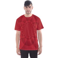 Psychedelic Art Red  Hi Tech Men s Sport Mesh Tee