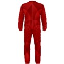 Psychedelic Art Red  Hi Tech OnePiece Jumpsuit (Men)  View2