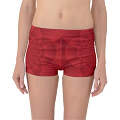 Psychedelic Art Red  Hi Tech Boyleg Bikini Bottoms