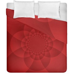 Psychedelic Art Red  Hi Tech Duvet Cover Double Side (california King Size) by Amaryn4rt