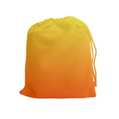 Rainbow Yellow Orange Background Drawstring Pouches (extra Large)