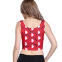 Red Bee Hive Crop Top View3