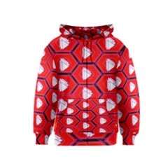 Red Bee Hive Kids  Zipper Hoodie