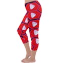 Red Bee Hive Capri Winter Leggings  View2