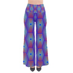 Red Blue Bee Hive Pants