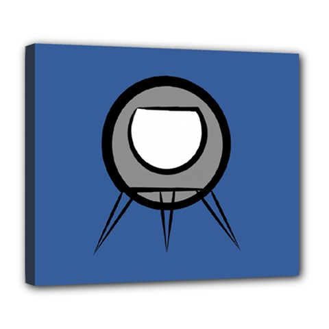 Rocket Ship App Icon Deluxe Canvas 24  X 20  