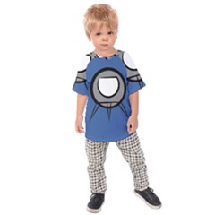 Rocket Ship App Icon Kids  Raglan Tee