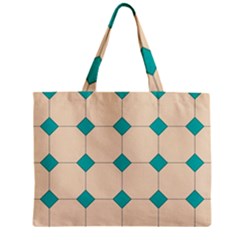 Tile Pattern Wallpaper Background Zipper Mini Tote Bag