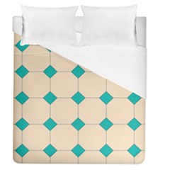 Tile Pattern Wallpaper Background Duvet Cover (queen Size)