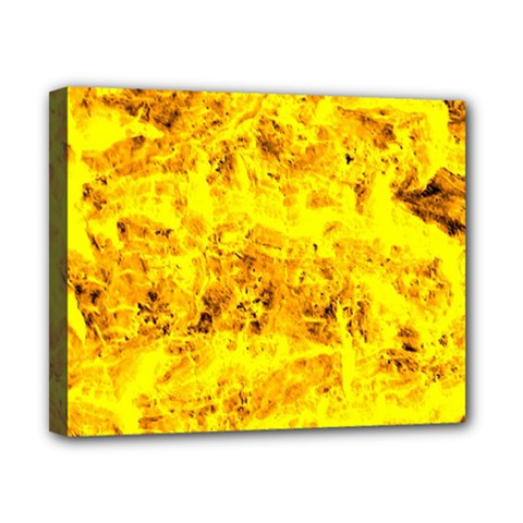 Yellow Abstract Background Canvas 10  X 8 