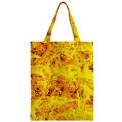 Yellow Abstract Background Zipper Classic Tote Bag