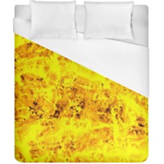 Yellow Abstract Background Duvet Cover (california King Size)