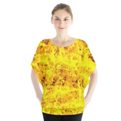 Yellow Abstract Background Blouse