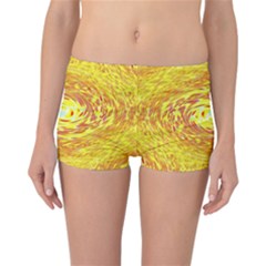 Yellow Seamless Psychedelic Pattern Reversible Bikini Bottoms by Amaryn4rt