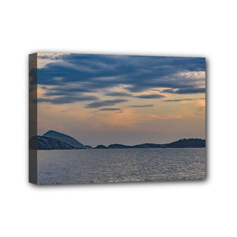 Ipanema At Sunset Rio De Janeiro Brazil Mini Canvas 7  X 5 