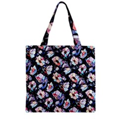 Filtered Anemones  Zipper Grocery Tote Bag