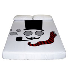 Invisible Man Fitted Sheet (california King Size)