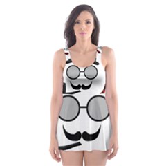 Invisible Man Skater Dress Swimsuit by Valentinaart