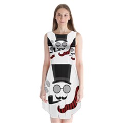 Invisible Man Sleeveless Chiffon Dress  