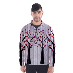 Valentine s Day Tree Wind Breaker (men)