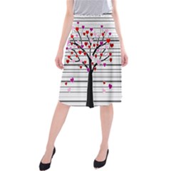 Love Tree Midi Beach Skirt